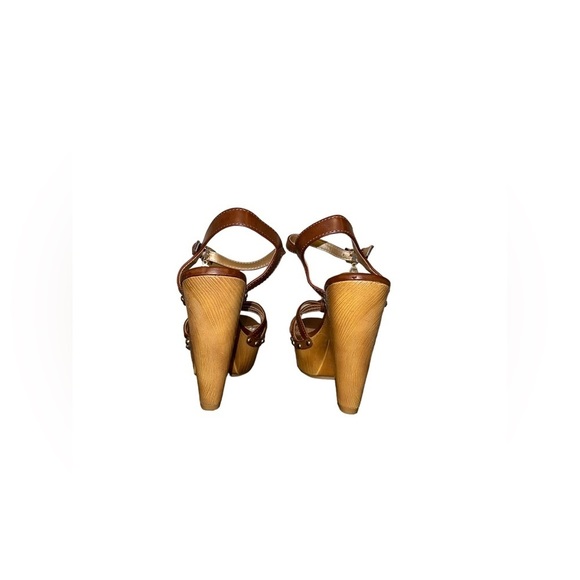 Guess Wedge Heels Cognac Caramel - Picture 6 of 7